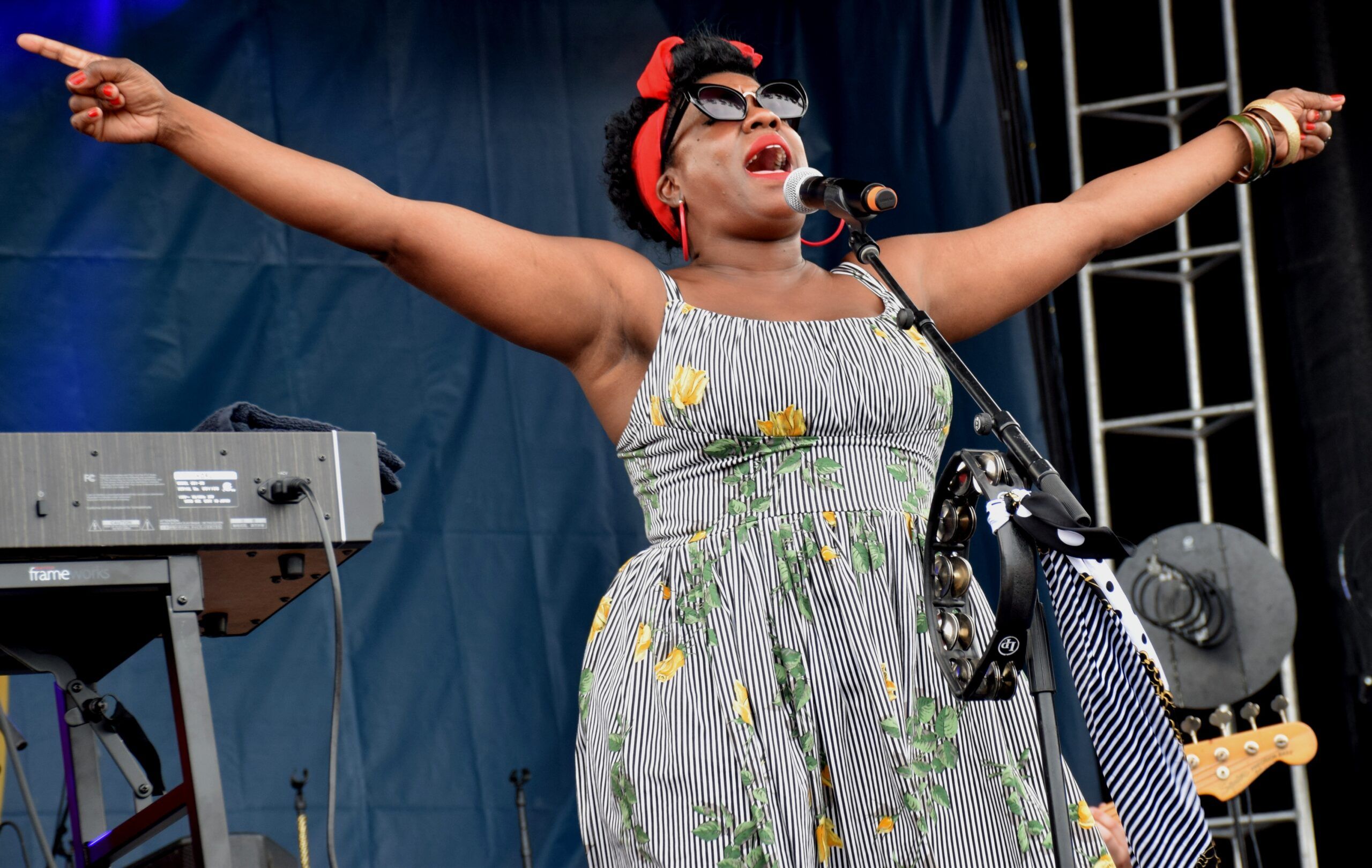 War and Treaty lead singer at High Water Festival