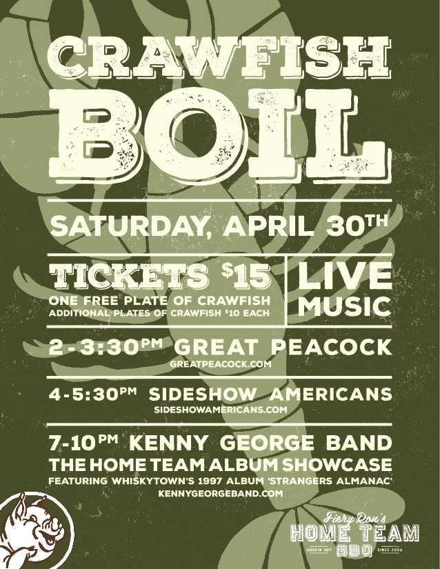 Crawfish boil poster