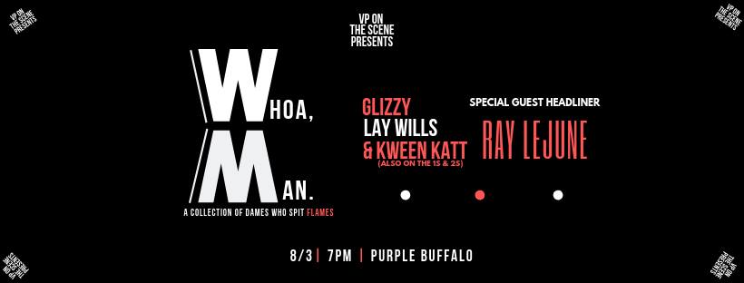 Female rapper showcase at The Purple Buffalo